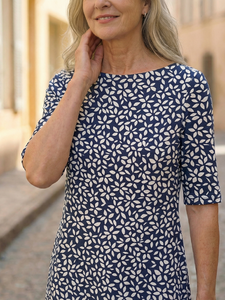 Uriah | Coastal Pattern Dress